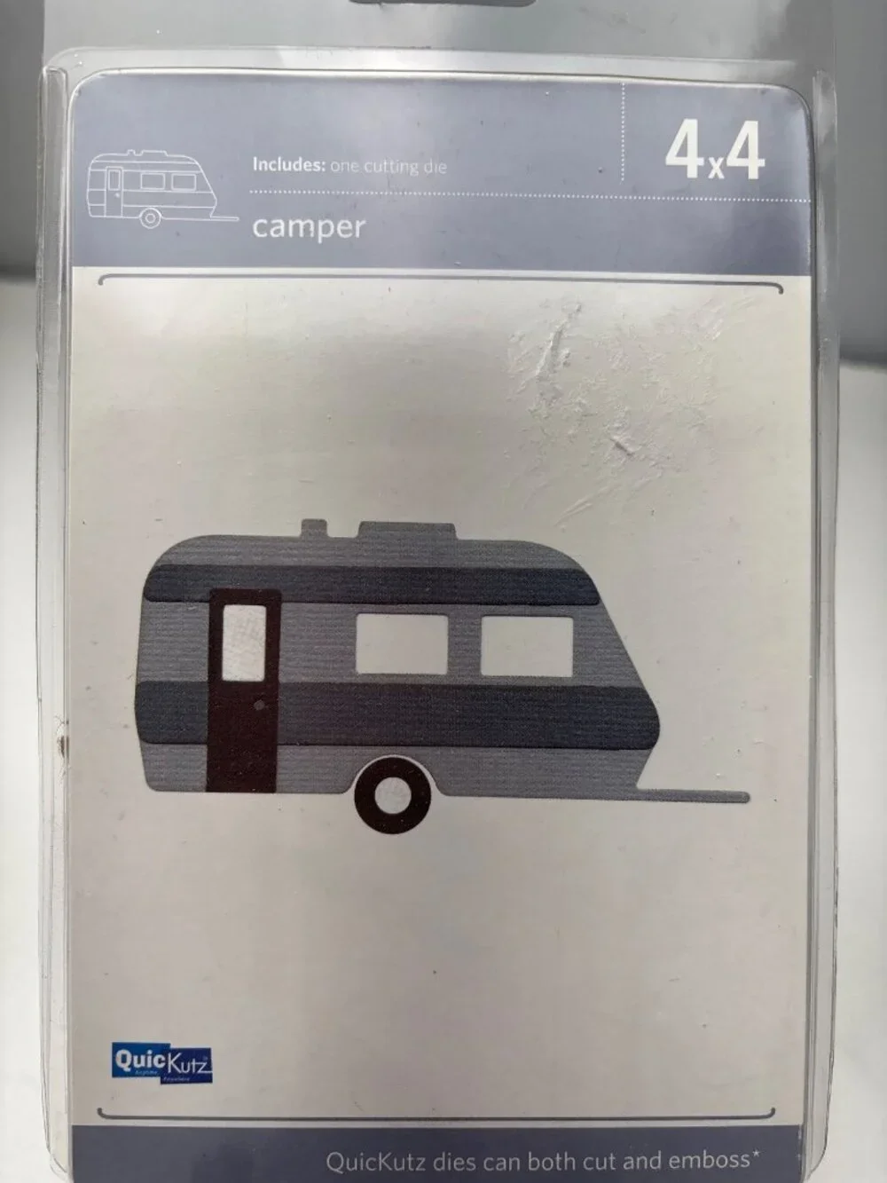 QuicKutz Camper 4x4 Cutting Die Scrapbooking/Embossing Design Tool Crafts
